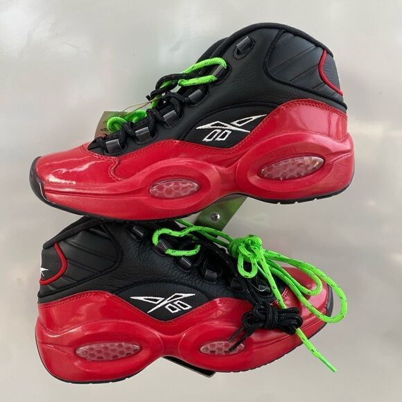 Mens Reebok Question Mid Sneakers 76ers Size 9 - Picture 2 of 5